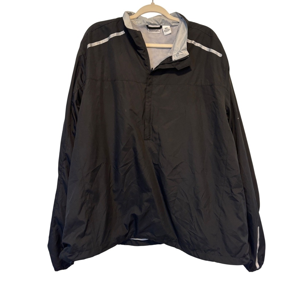 Slazenger Mens Tech Quarter Zip Golf Pullover Windbreaker Jacket‎ XXL